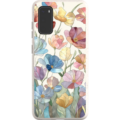 Stained Glass Flowers Bio Case