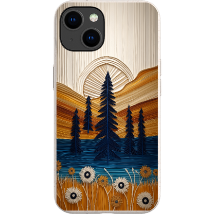 Folded Paper Mountain Bio Case