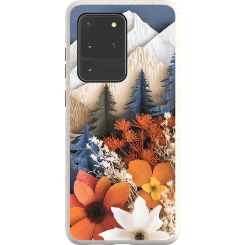 Paper Floral Mountain Bio Case