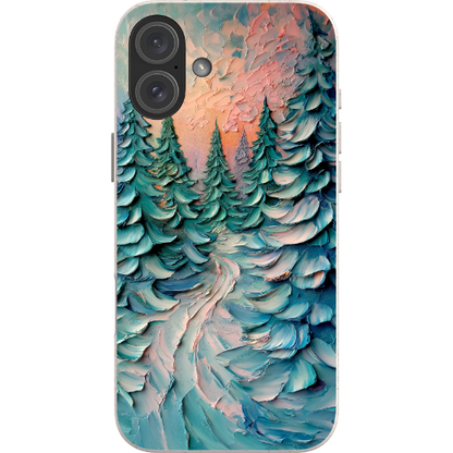 Impasto Winter Forest Bio Case