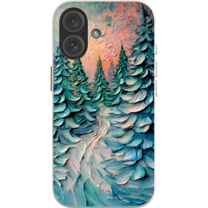 Impasto Winter Forest Bio Case