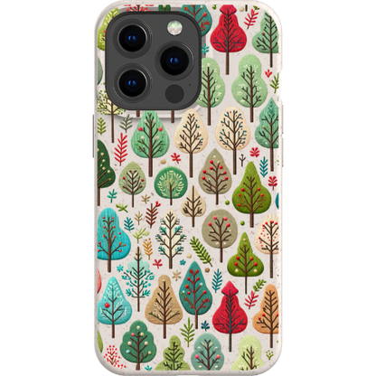 Small Festive Trees Bio Case