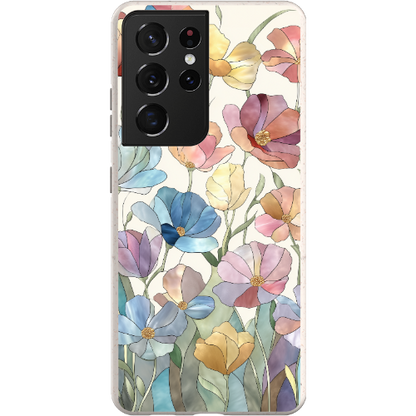 Stained Glass Flowers Bio Case