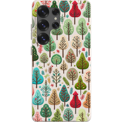 Small Festive Trees Bio Case