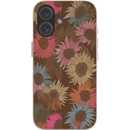 Brown Floral Bio Case
