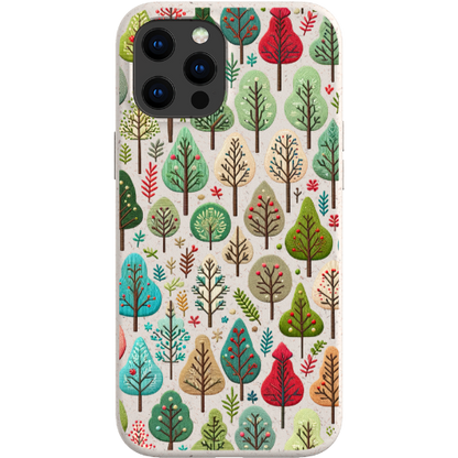 Small Festive Trees Bio Case