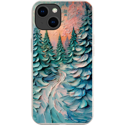 Impasto Winter Forest Bio Case