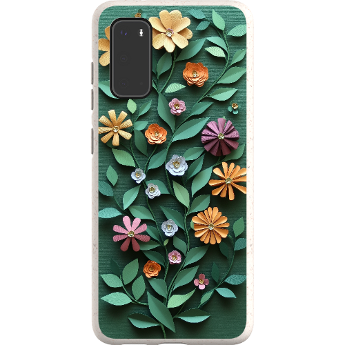 Paper Cut Colorful Floral Bio Case