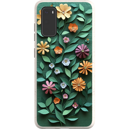 Paper Cut Colorful Floral Bio Case