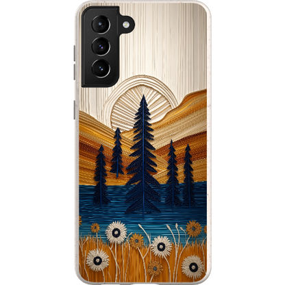 Folded Paper Mountain Bio Case
