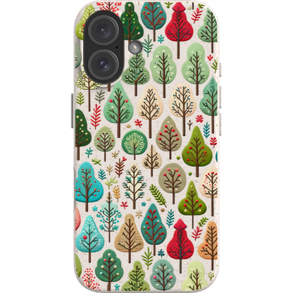 Small Festive Trees Bio Case
