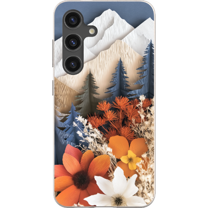 Paper Floral Mountain Bio Case