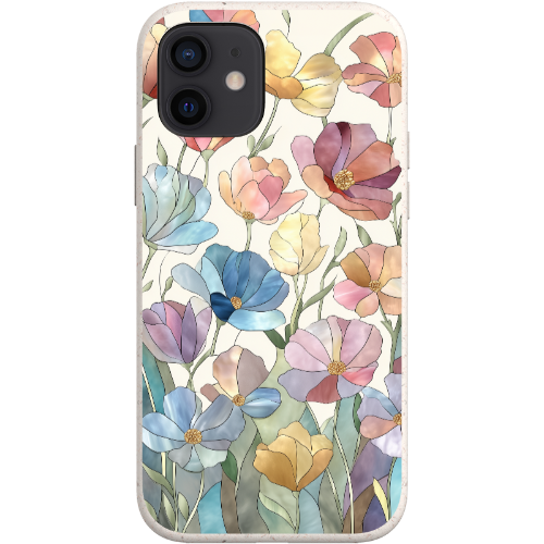 Stained Glass Flowers Bio Case