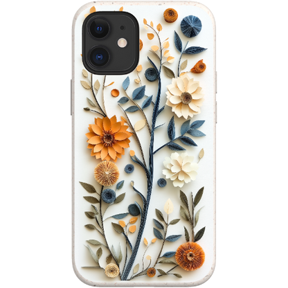 Paper Cut Boho Floral Bio Case