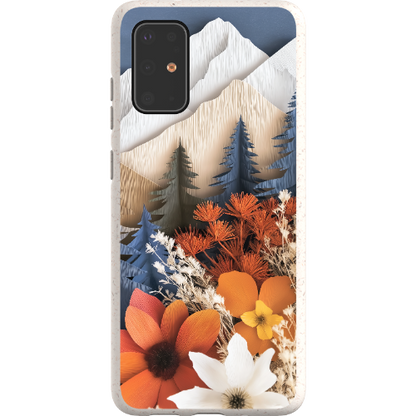 Paper Floral Mountain Bio Case