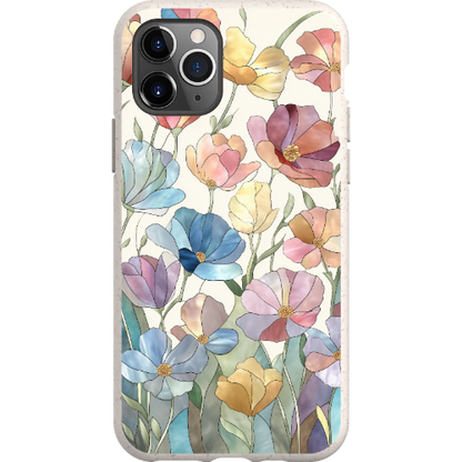 Stained Glass Flowers Bio Case