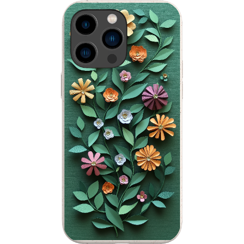 Paper Cut Colorful Floral Bio Case