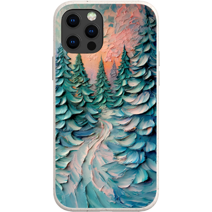 Impasto Winter Forest Bio Case