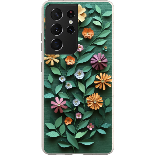 Paper Cut Colorful Floral Bio Case