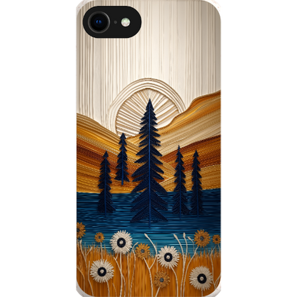 Folded Paper Mountain Bio Case