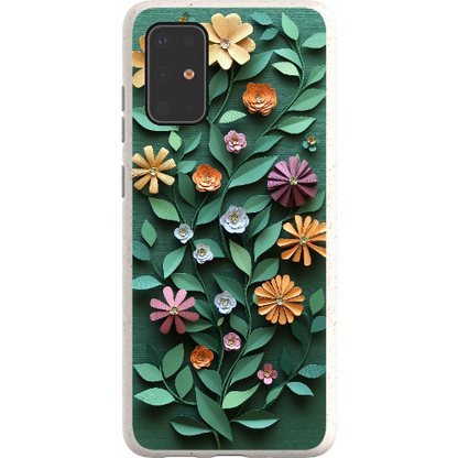 Paper Cut Colorful Floral Bio Case