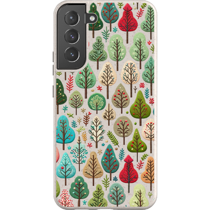 Small Festive Trees Bio Case