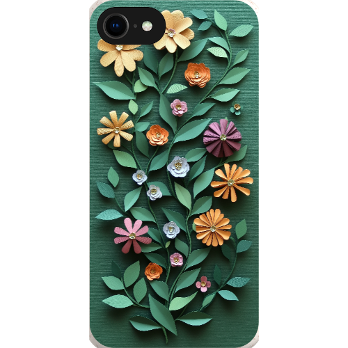 Paper Cut Colorful Floral Bio Case