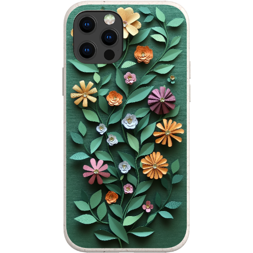 Paper Cut Colorful Floral Bio Case