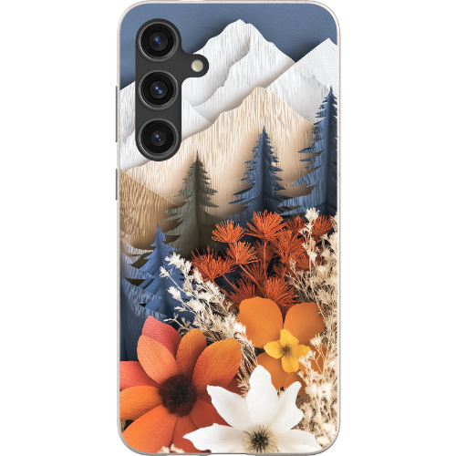 Paper Floral Mountain Bio Case