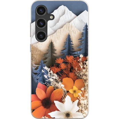 Paper Floral Mountain Bio Case