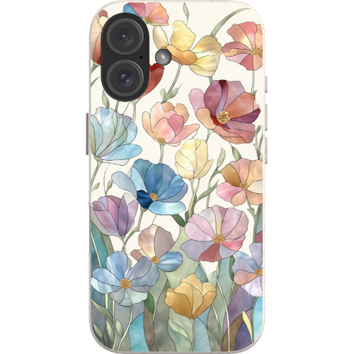 Stained Glass Flowers Bio Case