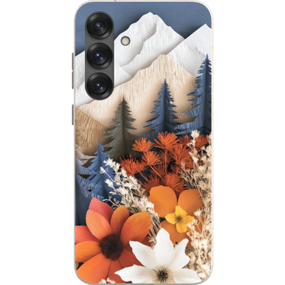 Paper Floral Mountain Bio Case
